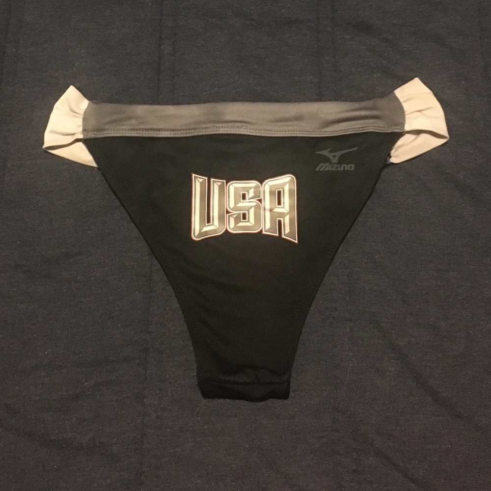 Official OLYMPICS Mizuno Swim Bottom, USA S Bikini